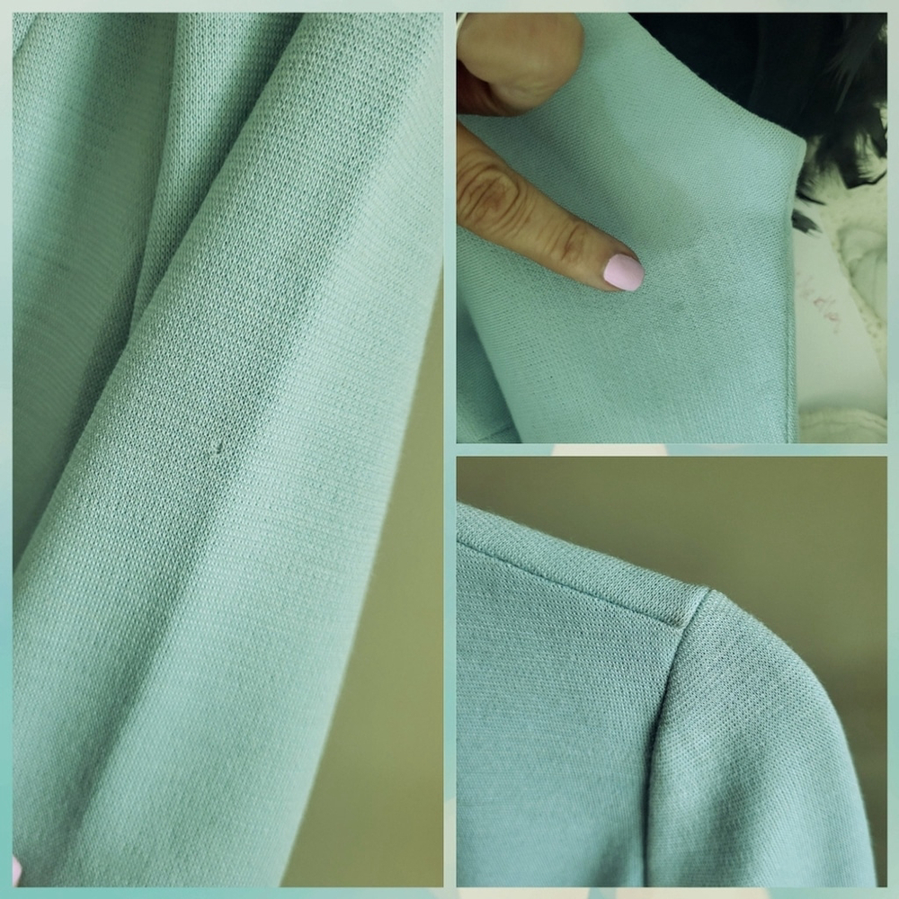 Vintage R&K Knits 1960s Mod Feather Cuff Dress - Picture 10 of 10